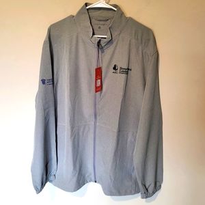 NWT Short Part 4 All Weather Full Zip Performace Jacket - Grey - Size Large